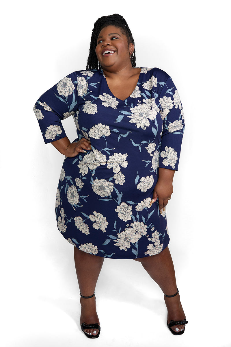 UND SKETCH FLOWER SKIN DRESS AMERI UND SKETCH FLOWER SKIN DRESS