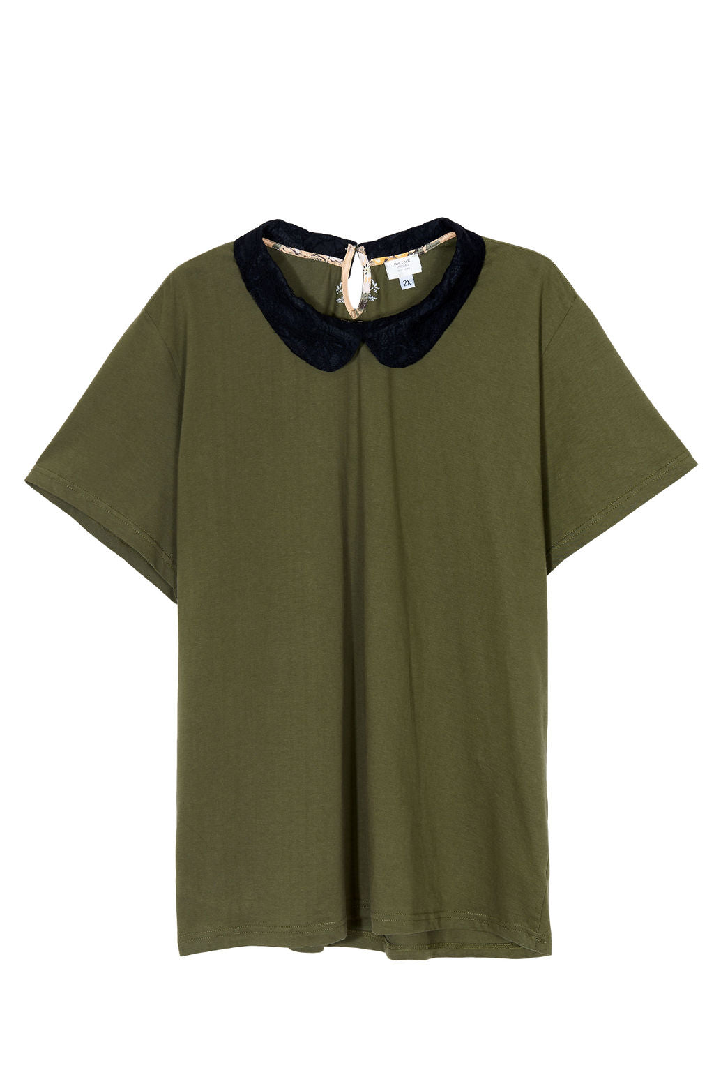Lace Collar Tee Shirt – Sue Rock Originals